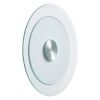 20 in Glass Lazy Susan Turntable, 360° Rotation Round Clear Tabletop Rotating Tray, Tempered Glass Dining Table Centerpiece, Smooth and Silent Spin