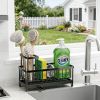 Kitchen Sponge Holder Drain Rack Sink Organizer for Scrubber Storage