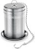 Tea Infusers, Extra Fine Mesh Tea Strainers for Loose Tea, Updated Slim Threaded Lid & 304 Stainless Steel
