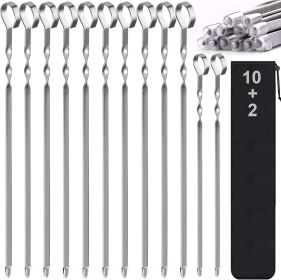 Skewers - 17" Kabob Skewers for Grilling