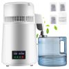1.1Gal Water Distiller, 0.3Gal/H, 750W Distilled Water Maker Machine 0-99H Timing Set Temp Display