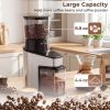 Conical Burr Coffee Grinder with Digital Display for Home & Commercial