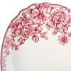 Agatha Stoneware 16-inch Serving Platter, Red