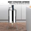 Electric Honey Extractor, 2/4 Frames Honey Spinner Extractor, Stainless Steel Beekeeping Extraction