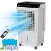-3 in 1 Portable Evaporative Cooler,Indoor,Outdoor,2353CFM Personal Air Cooler with remote ,7.93 Gal Large Water Tank & Scroll Casters, 4 Ice Packs