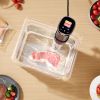 Sous Vide Precision Cooker, 1100W Sous-Vide Cooking Machine, WIFI Immersion Circulator with 10 Preset Recipes, LCD Touchscreen, Fast-Heating