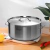 3.7 gal Top Grade Thick Stainless Steel Stock Pot 18/10