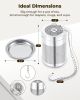 Tea Infusers, Extra Fine Mesh Tea Strainers for Loose Tea, Updated Slim Threaded Lid & 304 Stainless Steel