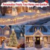 30Ft C9 Led 20 Bulbs Christmas Pathway Lights Outdoor