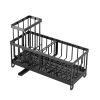 Kitchen Sponge Holder Drain Rack Sink Organizer for Scrubber Storage
