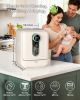 Baby Bottle Washer, Sterilizer and Dryer Pro Cleaning Machine with 360° Dual Spray Arms, Steam Sterilization, Drying Function