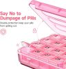 Monthly Pill Organizer, Pill Box Organizer Once a Day, Pill Case for Travel