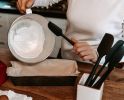 Premium 600°F Heat Resistant 5 Piece Silicone Spatula Set for Baking, Cooking