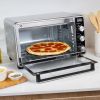Crisp 'N Bake PRO 6-Slice Air Fryer Toaster Oven with Basket, Pan, Rack Tray, Stainless Steel