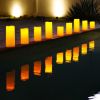 4"x10" Large Solar Candles Outdoor Waterproof, Dusk to Dawn, Solar Powered Flameless Candles for Outdoor, Lanterns, Set of 4