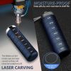 Metal Travel Pill Organizer, Portable 7 Day Vitamin Organizer Stackable, Waterproof 1 Times A Day Pill Box, Large Pill Container