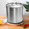 3.2 Gal Top Grade Thick Stainless Steel Stock Pot 18/10