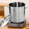 3.2 Gal Top Grade Thick Stainless Steel Stock Pot 18/10