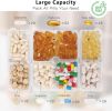 2 Pcs Daily Pill Organizer, 7 Compartments Portable Pill Case Travel Pill Organizer,[Folding Design] Pill Box for Purse Pocket to Hold Vitamins