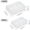 2 Pcs Daily Pill Organizer, 7 Compartments Portable Pill Case Travel Pill Organizer,[Folding Design] Pill Box for Purse Pocket to Hold Vitamins