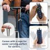 Metal Travel Pill Organizer, Portable 7 Day Vitamin Organizer Stackable, Waterproof 1 Times A Day Pill Box, Large Pill Container