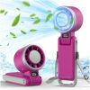 Upgraded Portable Handheld Fan with 60Â°F Ice Cooling, Up tp 12Hrs Personal Fans Portable Rechargeable