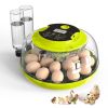 Incubator for Hatching Eggs, 18 Eggs Capacity, Incubators with Egg Candler, Automatic Egg Turner, Temperature & Humidity Control