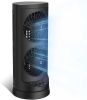 Personal Tower Cooling Fans that Blow Cold Air, Standing Small Desk Fan with 3 Speeds & Timer, 60Â° & 110Â° Oscillating Table Fan