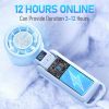 Upgraded Portable Handheld Fan with 60Â°F Ice Cooling, Up tp 12Hrs Personal Fans Portable Rechargeable