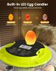 Incubator for Hatching Eggs, 18 Eggs Capacity, Incubators with Egg Candler, Automatic Egg Turner, Temperature & Humidity Control
