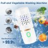 Fruit and Vegetable Purifier Cleaner Washing Machine Capsule Shape Disinfection OH-ion Purification Technology for Cleaning Veggie Grains Rice Meat Se
