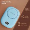 Portable Neck Fan, Mini Small Personal Handheld Fan USB Rechargeable 3 Speed for Girls Boys Woman Eyelash Travel Home Office Outdoor