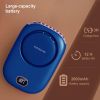 Portable Neck Fan, Mini Small Personal Handheld Fan USB Rechargeable 3 Speed for Girls Boys Woman Eyelash Travel Home Office Outdoor