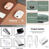 Portable Neck Fan, Mini Small Personal Handheld Fan USB Rechargeable 3 Speed for Girls Boys Woman Eyelash Travel Home Office Outdoor