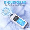 Upgraded Portable Handheld Fan with 60Â°F Ice Cooling, Up tp 12Hrs Personal Fans Portable Rechargeable